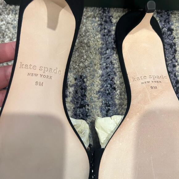 Kate spade seville kitten heel sandals. Size 9 - Picture 4 of 4